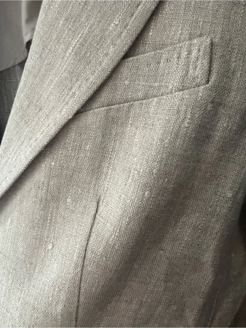 J. Crew Women's Light Beige 100% Linen Blazer